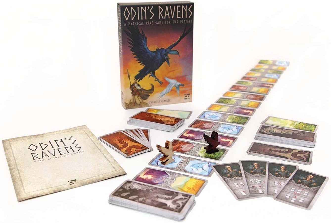 Odin's Ravens: A mythical race game for 2 players (Osprey Games) for 8 years old