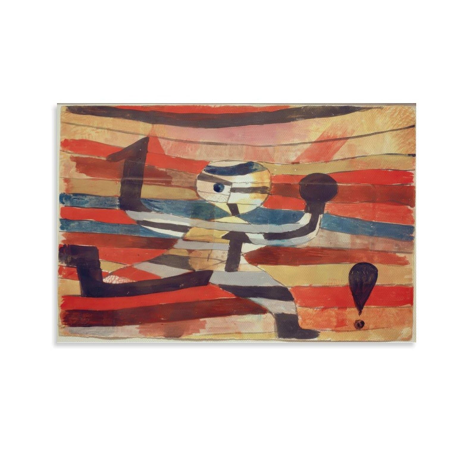 Painter Paul Klee Runner Posters Picture Print Canvas Poster Wall Paint Art Posters Decor Modern Home Artworks 24x36inch(60x90cm)