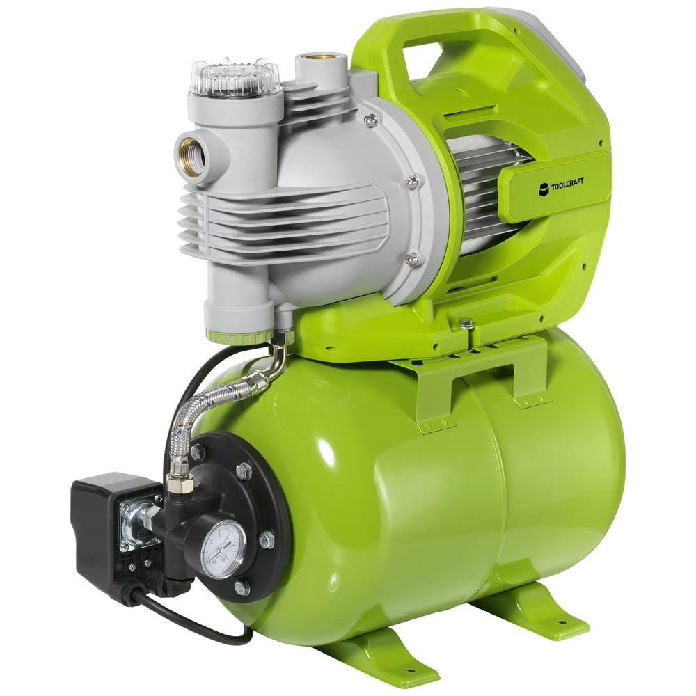 TOOLCRAFT TO-8992887 Surpresseur avec réservoir 230 V/AC 6000 l/h