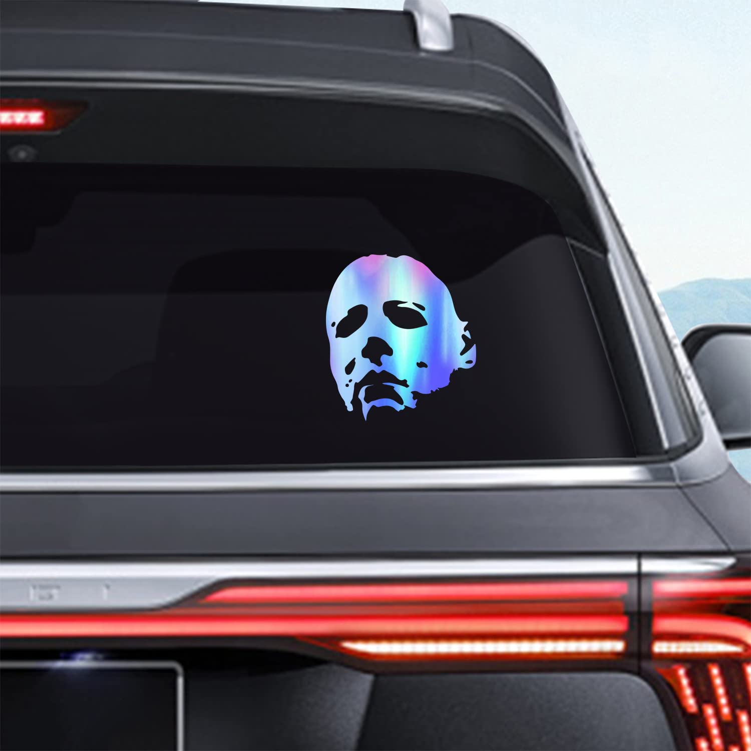 adesivo per auto in con divertente - impermeabile, finitura & paraurti, per halloween & - auto