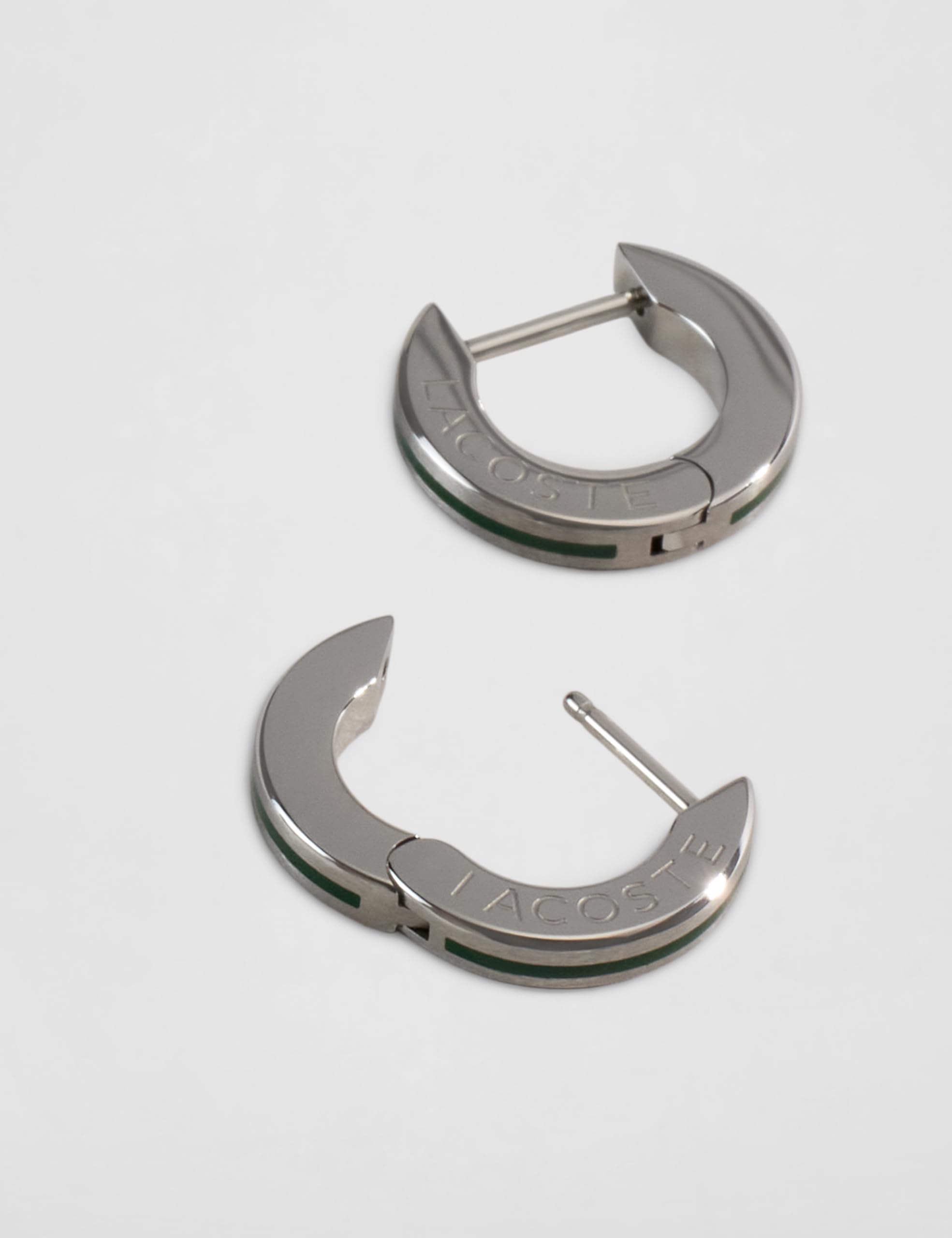 Lacoste Orecchini Hinge da Uomo Collezione LACOSTE BASELINE in Acciaio Inossidabile - 2040087