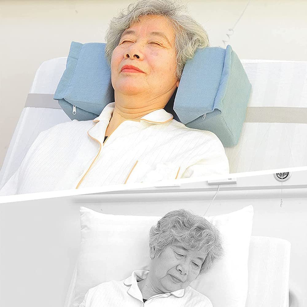 Collo Supporto Cuscino per Anziani, Cuneo Cuscino Cuscino Reclinabile Cuscini per Testa Dormire Disabili Posizionamento Cuscini Collo Supporto per Collo Allettati Pazienti