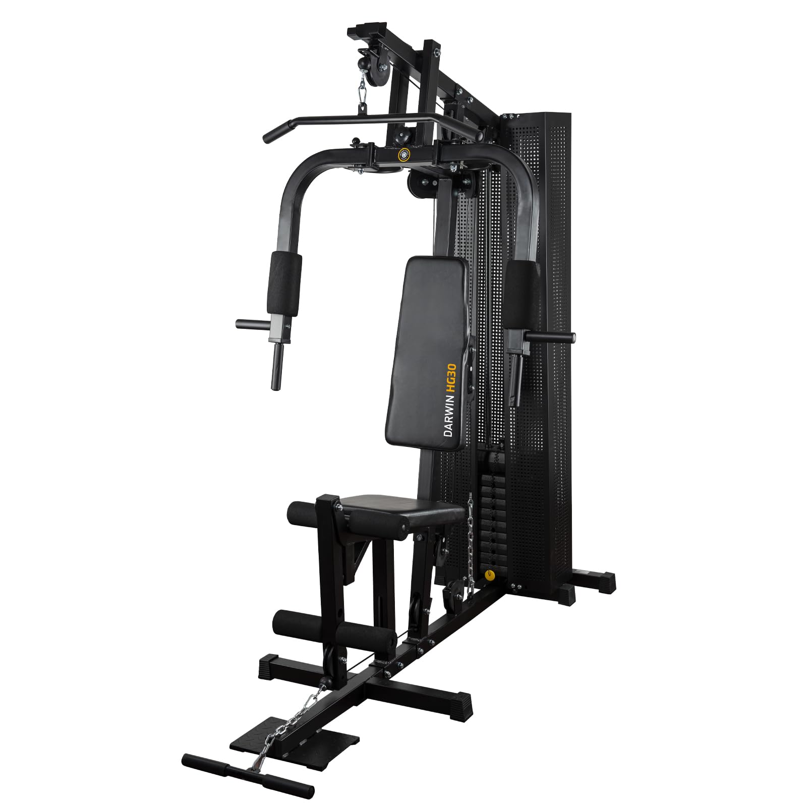 Darwin HG30 Kraftstation, Multifunktionales Fitnessgerät, 50 kg Gewichtsblock, 179x116x196 cm, Maximale Belastung 100 kg