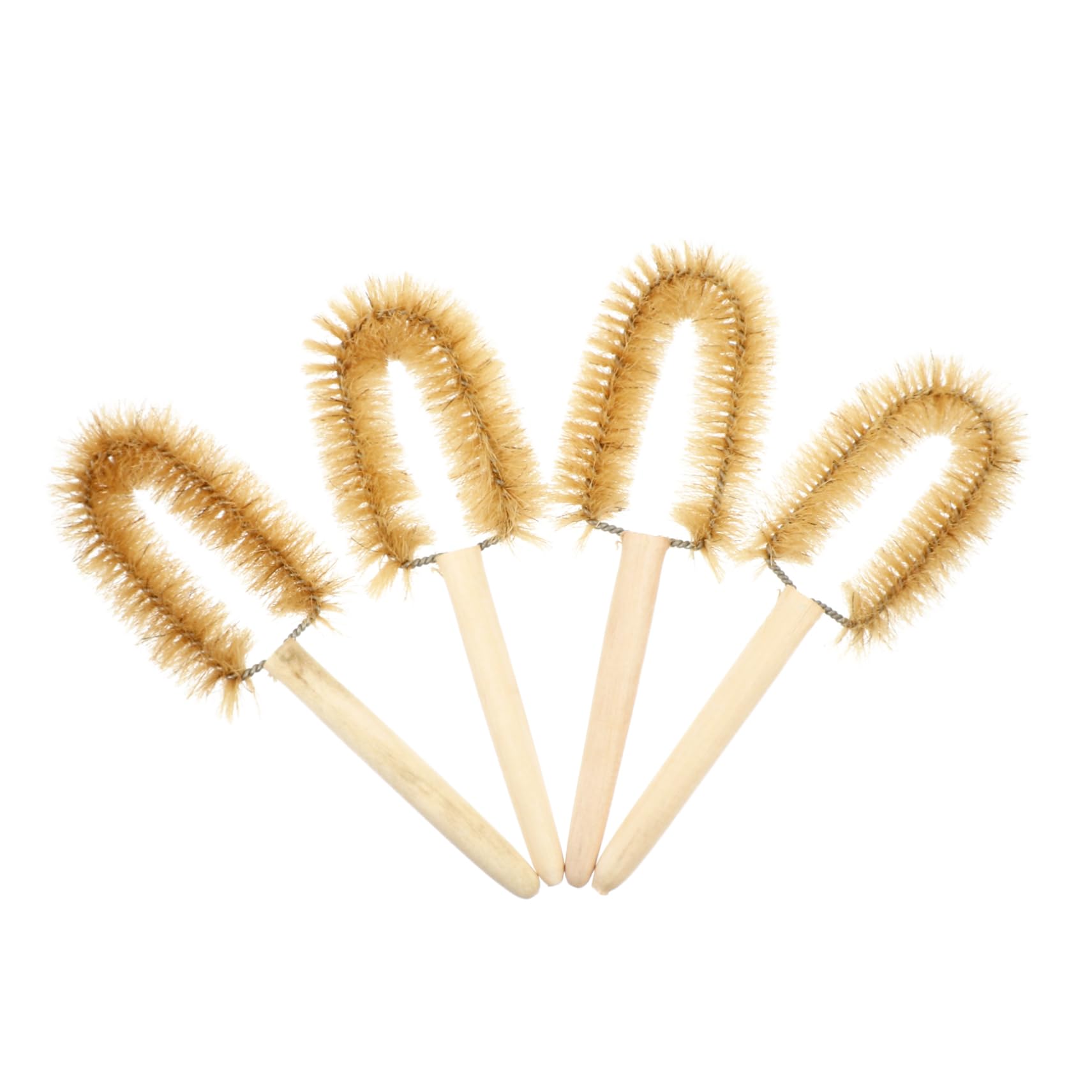 HAPINARY Bottle Brush Set 4pcs Beaker Cleaning Brush for 150ml-500ml Lab Scientific Brush Soft Material