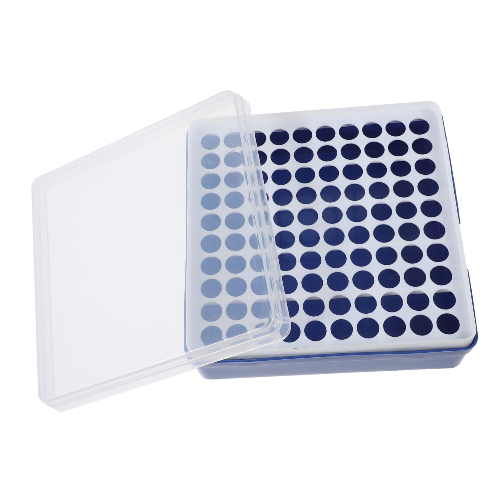 Boîte De Rangement Pour Tubes à Essai - 100 Trous Réutilisable - Organisateur Labo Pratique
