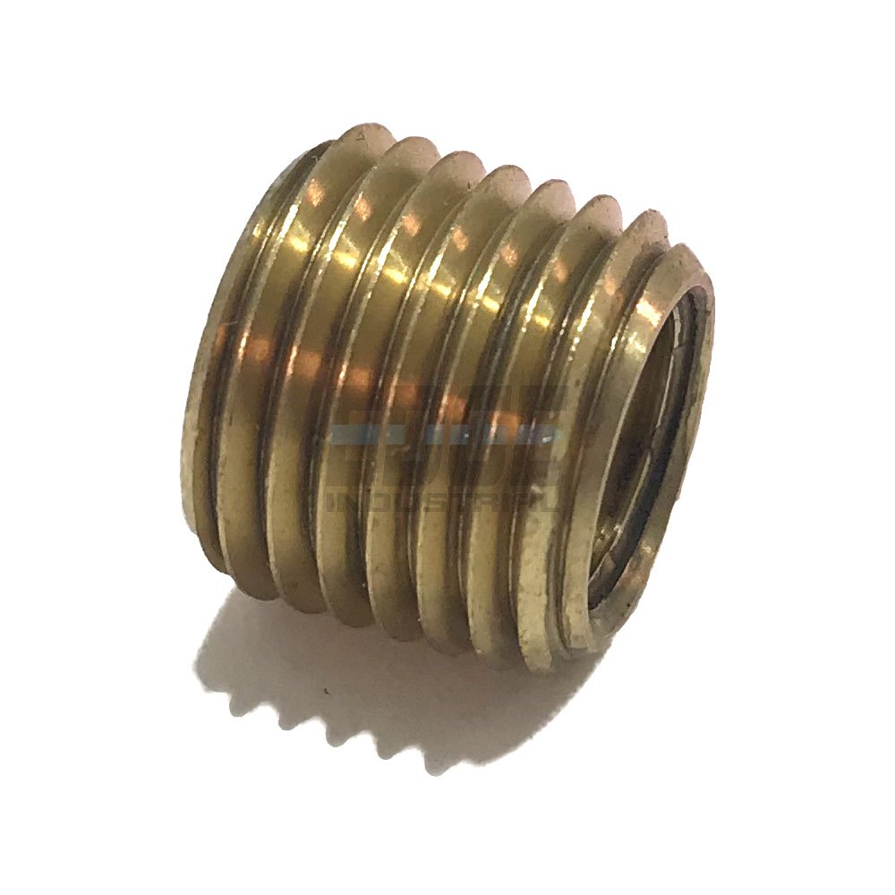 EDGE INDUSTRIAL Brass REDUCING FACE Bushing 1/4" Male NPT X 1/8" Female NPT Fuel/AIR/Water/Oil/Gas WOG (Qty 01)