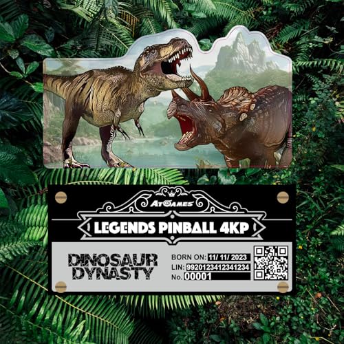 Legends Pinball 4KP Dinosaur Dynasty Standard Edition [SE] Premium Deluxe Exclusive Version - Thumbnail 4