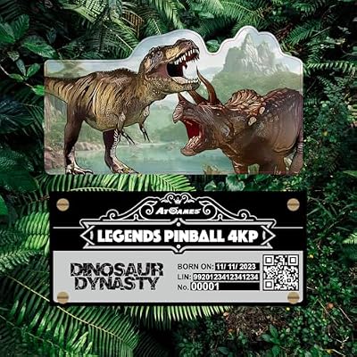 Legends Pinball 4KP Dinosaur Dynasty Standard Edition [SE] Premium Deluxe Exclusive Version