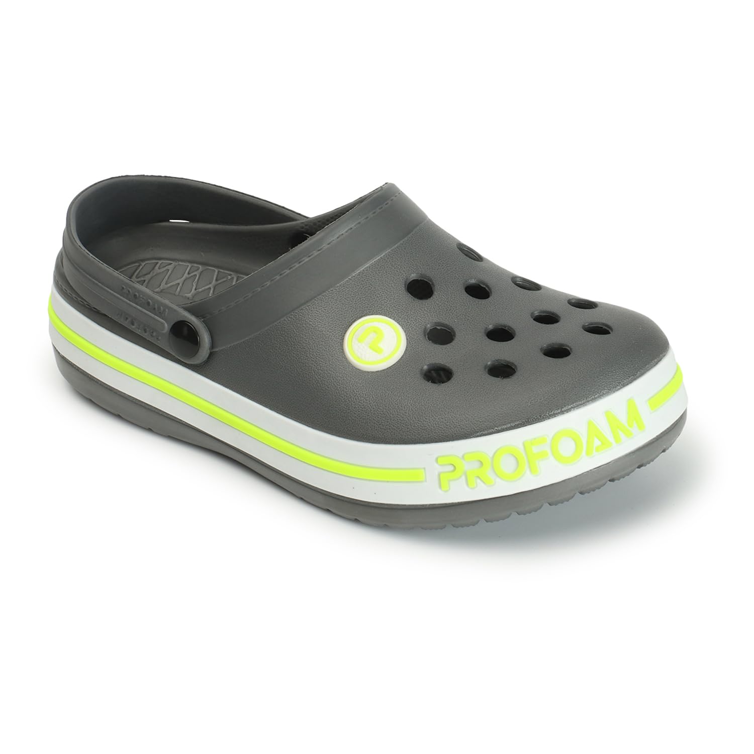 Profoam Lightweight Ultra Soft Clogs for Men (Croxx-5) (D.Grey-Grn, 8) (B0CJY9JKV9) Amazon Price History, Amazon Price Tracker