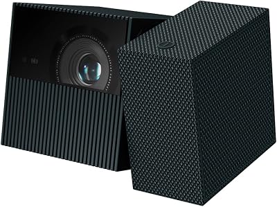 Proiettore DLP Full HD 1080p TCL PlayCube, Proiettore Portatile GTV con Netflix, 750 Lumen, 4K. Autonomia 3h (batteria 66Wh), gaming, proiezione 150", autofocus e correzione trapezoidale.