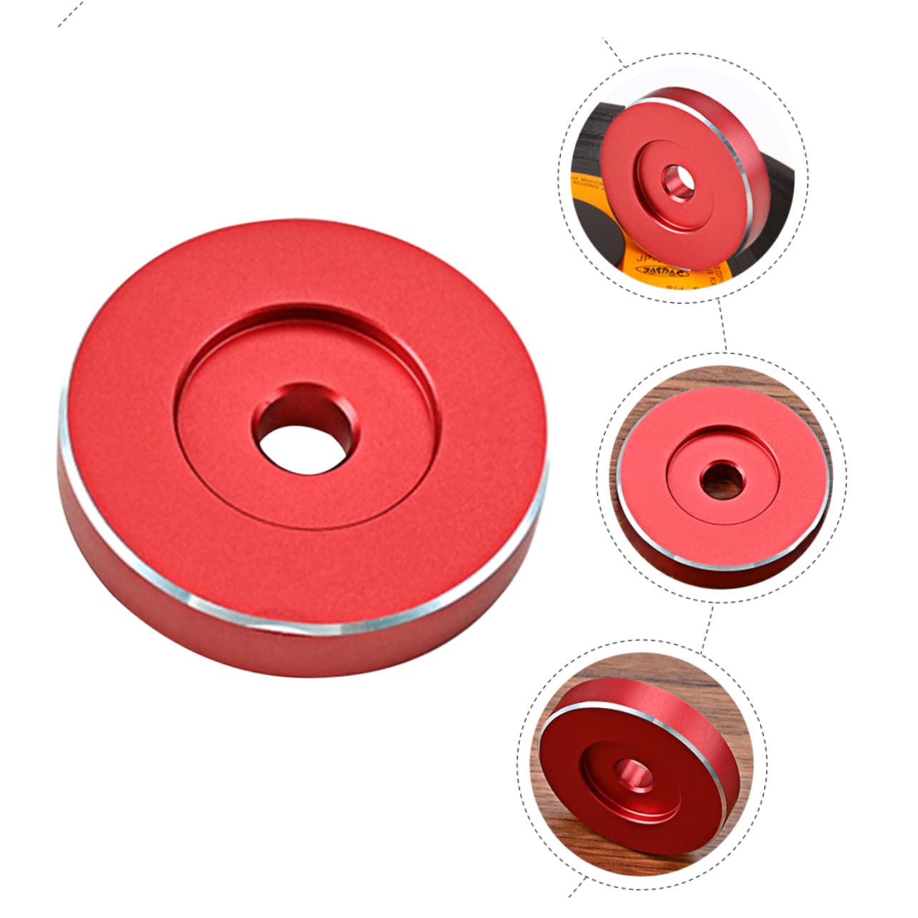 HEMOTON 4 Pz adattatore fonografico plug-in professionale giradischi adattatore per dischi in vinile 45 vinile adattatore maggiore collegare disco fonografo Accessori Metallo