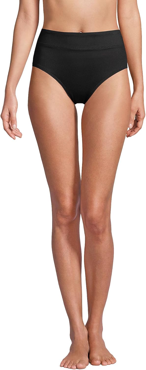Lands' End Women's High Waisted Bikini Bottoms