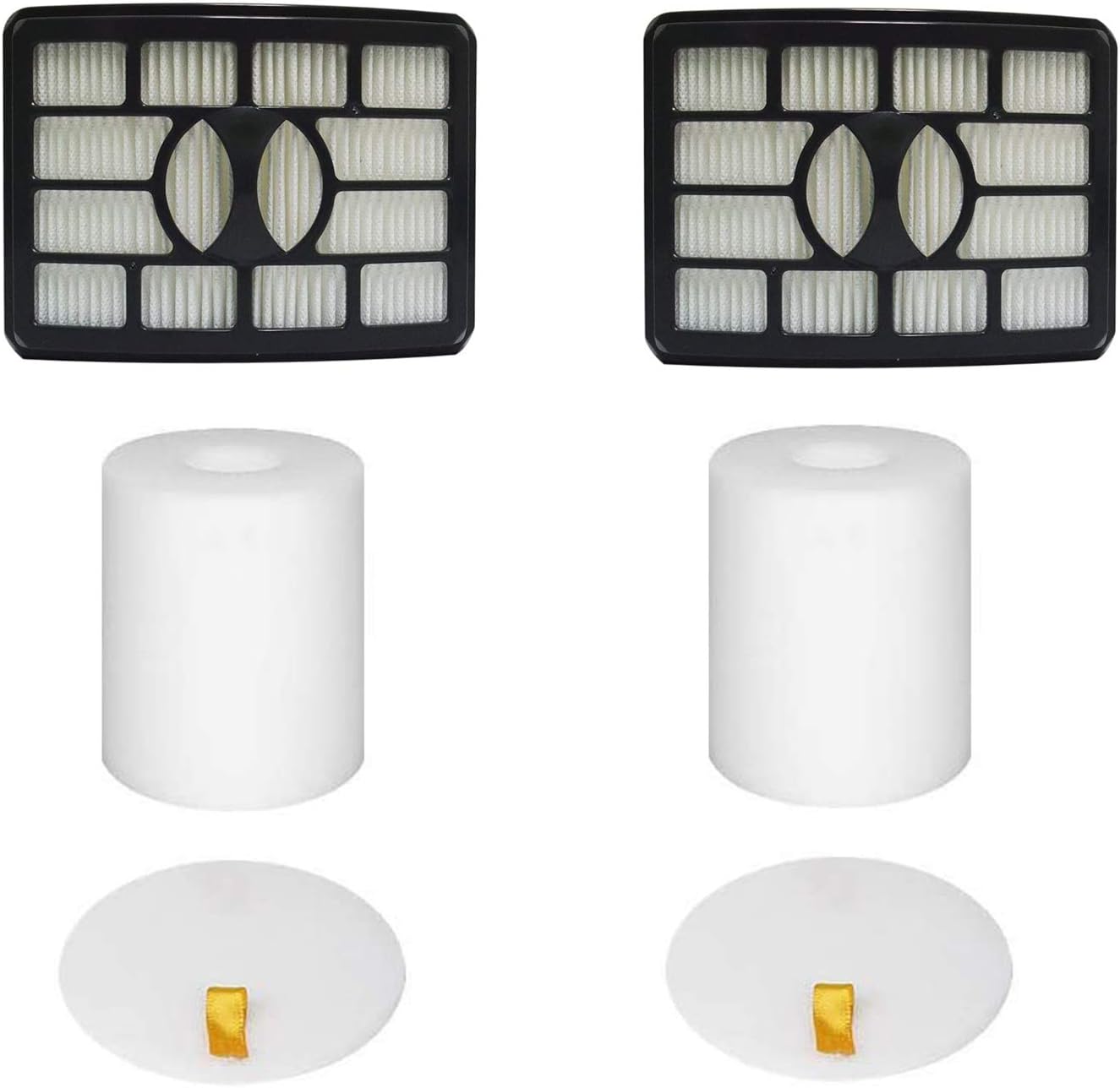 ConPus 2 Pack Vacuum Filters Replacement Compatible for Shark Rotator Pro Lift-Away NV500, NV501, NV502, NV503, NV505, NV510, NV520, NV552, UV560, NV642, ZU780, ZU782, ZU785, Part Xff500 Xhf500