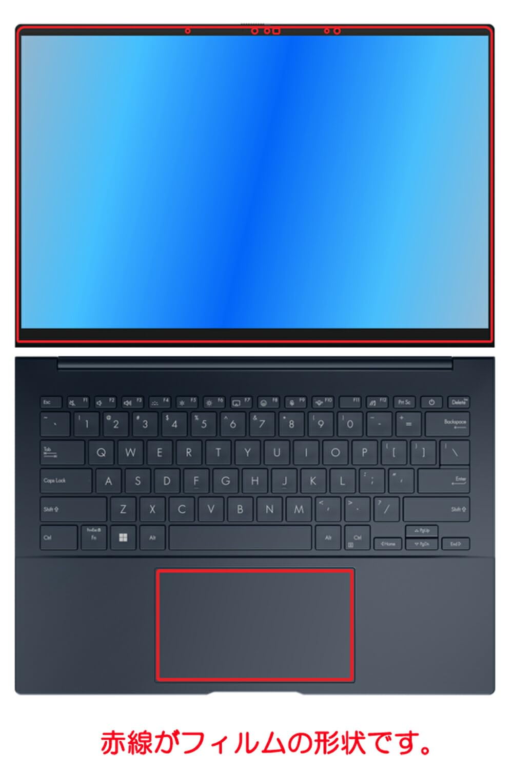 保護 タッチ パッド フィルム パソコン ASUS ZenBook14 PC Amazon | 2枚 Sukix タッチパッド フィルム 、ASUS Zenbook 14