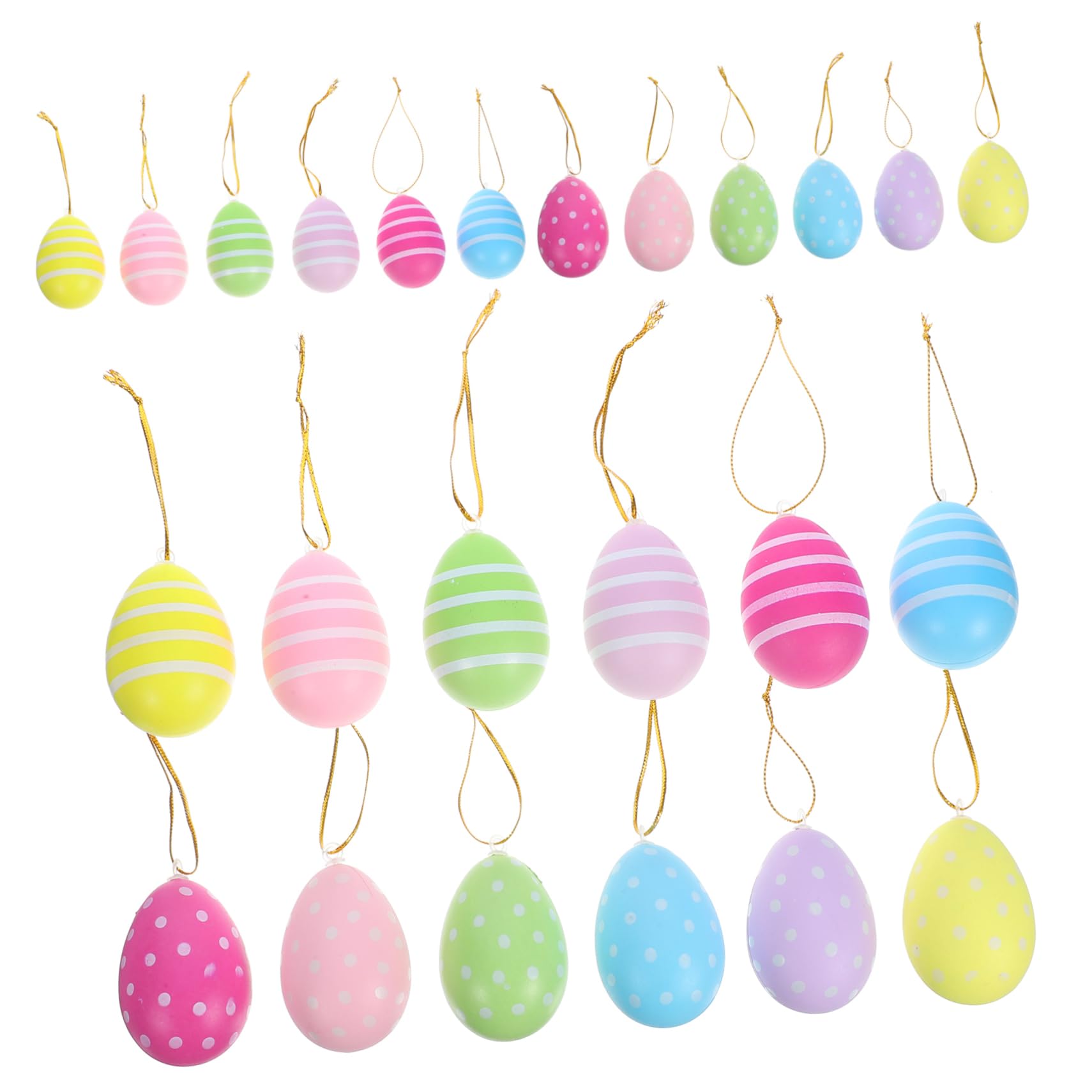 Amosfun 3 Sätze Ostereier Plastikenten Easter Ei-dekorationsset Geldgeschenke Zu Ostern Egg Maging Festival-Szene Hängende Deko-stütze Ostern Einzigartiges Ostervorräte Stück * 3