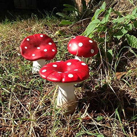 Set of 3 FHFY Garden Mushrooms Cover
