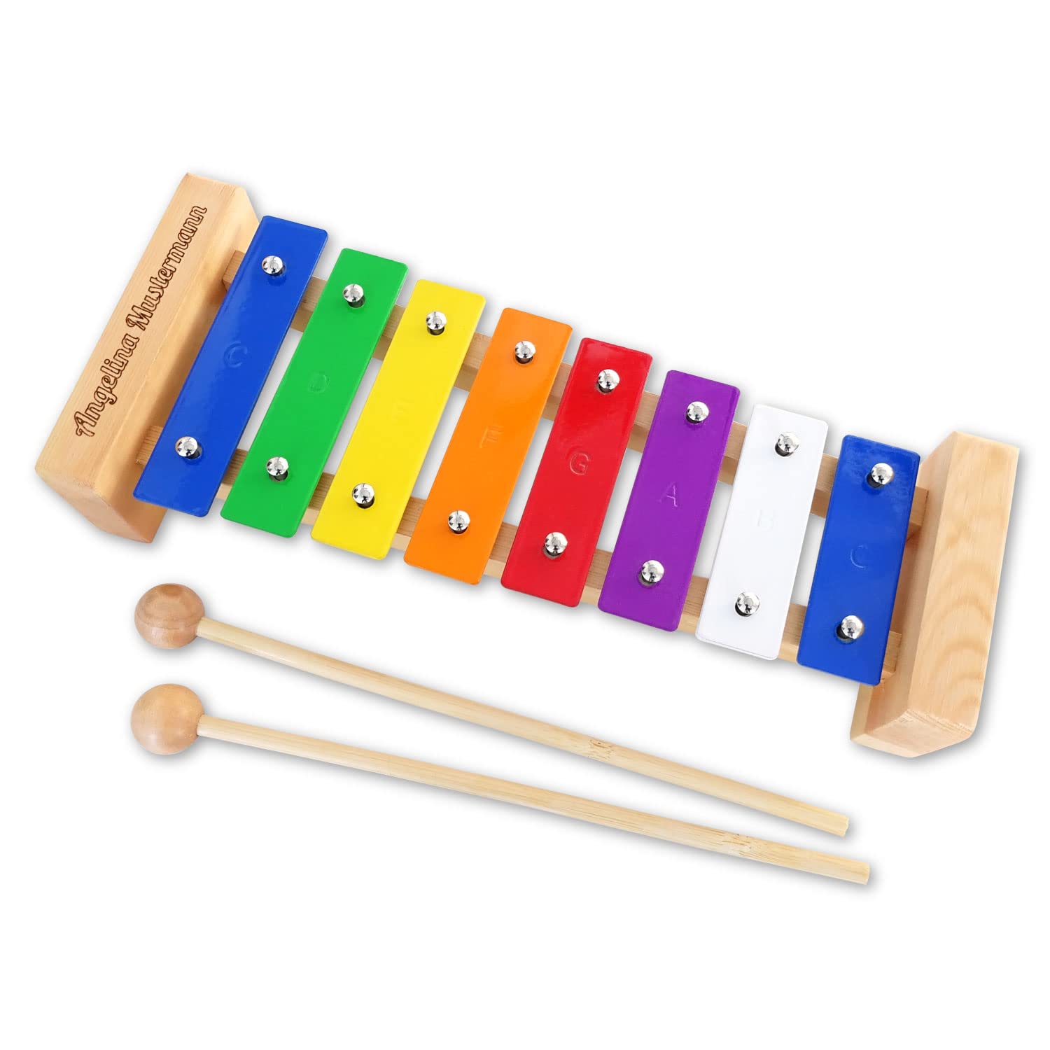 keepdrum KGS Pro personalisiertes Glockenspiel mit Wunsch-Gravur
