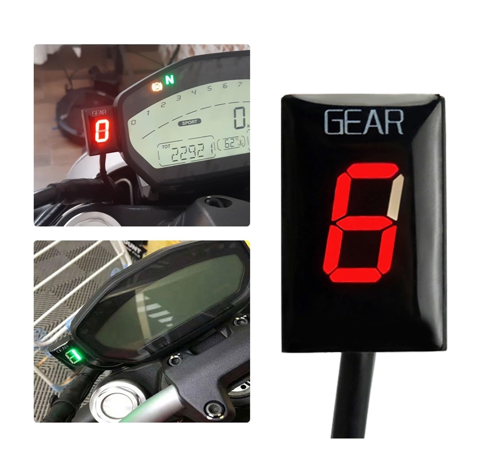 Motocicletta Marce Sensori Indicatore Di Marcia Del Motociclo Display Della Velocità Sensore Cambio Digitale Per Scrambler 800/1100/400/1000 2018 2019 Accessori