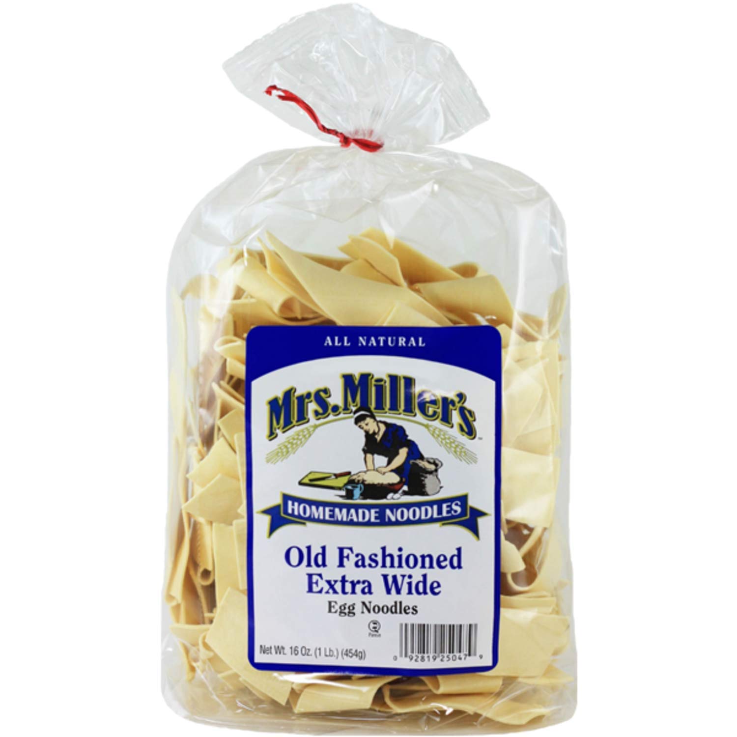 Mrs. Miller's Homemade Old Fashioned Egg Noodles, Extra Wide, 16 OZ (Pack of 1)