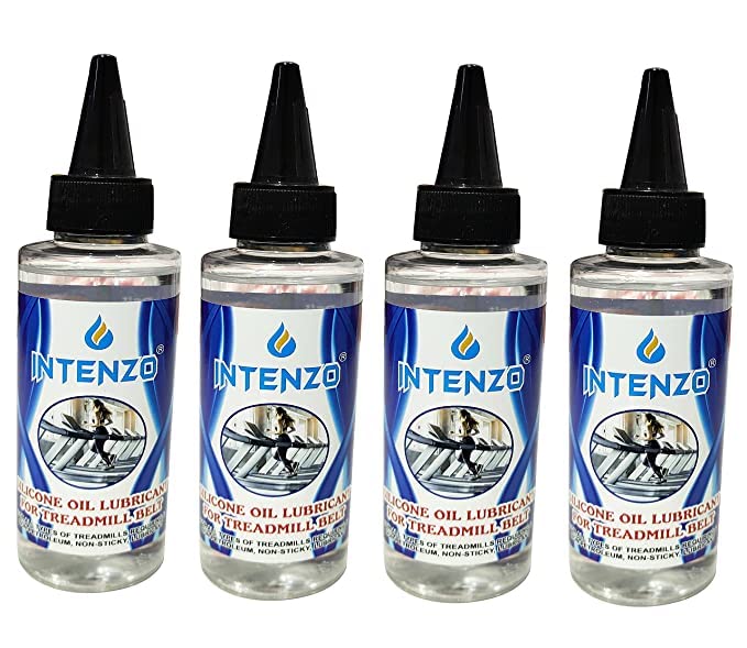 Intenzo Silicone Oil Lubricant for Treadmill Belt and Gym equipments Pack of 4 Each in 125 ml Silicone Oil Lubricant for Treadmill (B0B3N831XK) Amazon Price History, Amazon Price Tracker