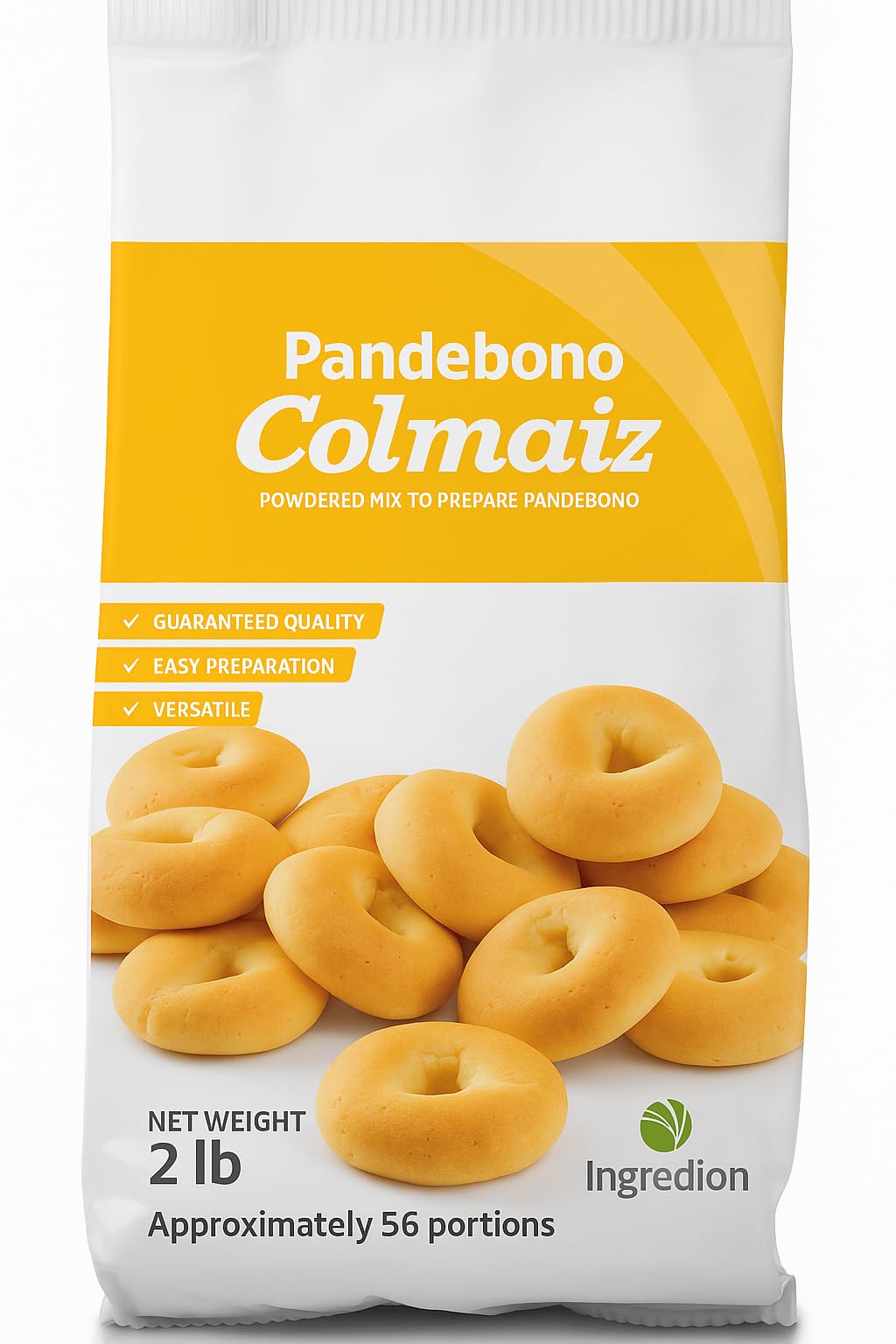 Pandebono Colmaiz Ingredion | Bread mix | 35.27oz/1kg | Numero de porciones por empaque aprox 56
