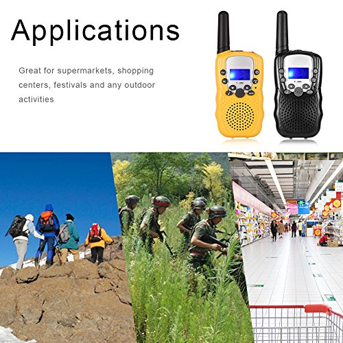 ASHATA 2 Pezzi Walkie Talkies per Bambini Mini