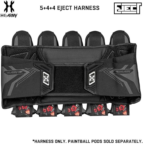 Miniatura 8 de HK Army Paquete de cápsula de arnés de paintball de expulsión 5+4 - Cráneo tropical