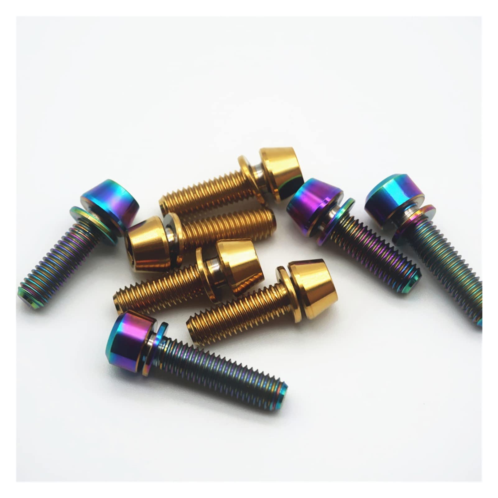 Titan Schrauben M6 X 25mm - 6er Pack TC4 Titanlegierung