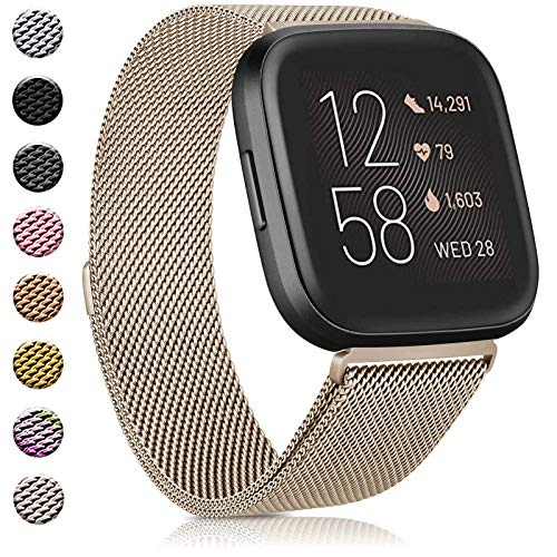 Amzpas Bands Compatible with Fitbit Versa,...