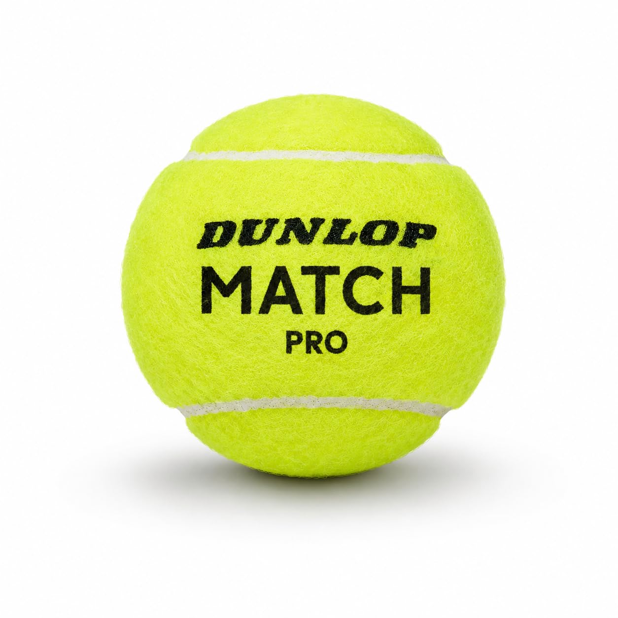 Dunlop Match Pro Tennis Ball for Sand, Hard Court & Lawn