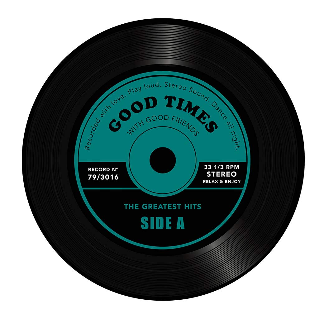 【新着商品】Balvi サイドテーブル レコード ブルー 40cm 丸 小さめ 71o+h1evdeL._AC_UF894,