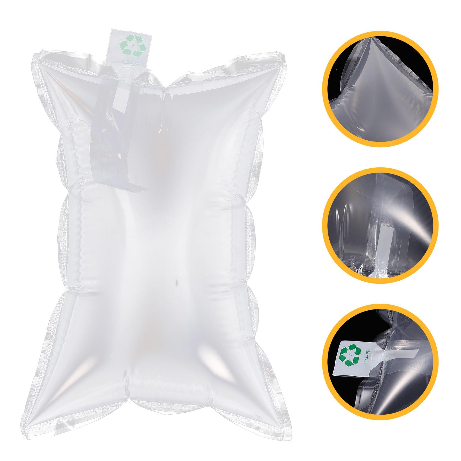 Healvian 100 Pezzi Sacchi Gonfiabili in Film Coestruso per Imballaggi, Design Gonfiabile Resistente per Protezione Fragile di Vetro e Frutta, per Spedizione e Stoccaggio
