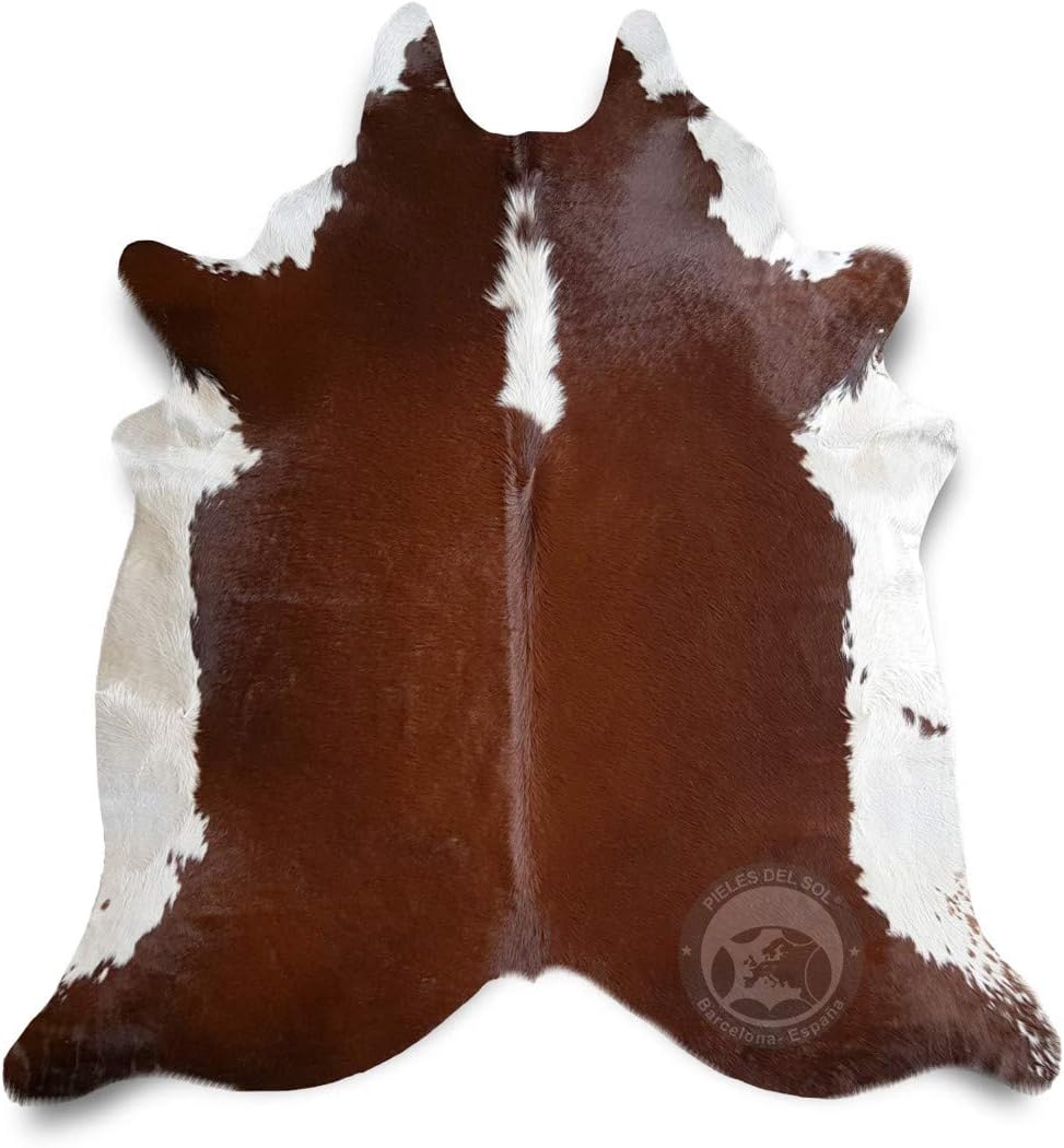 Tор Rаtеd Genuine Hereford Brown and White Cowhide Rug Large 6ft x 7ft 180cm x 210cm Brazilian Blасk Frіdау - 50% оƒƒ Genuine Hereford Brown and White Cowhide Rug Large 6ft x 7ft 180cm x 210cm Brazilian