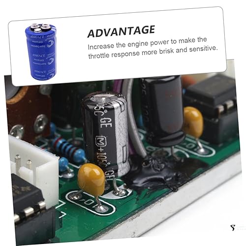 Miniatura 7 de Hemobllo 3 unids Farah Capacitancia Coche Amplificador Condensador Estéreo Coche Amplificador Instalación Condensador Automotriz Batería Condensador