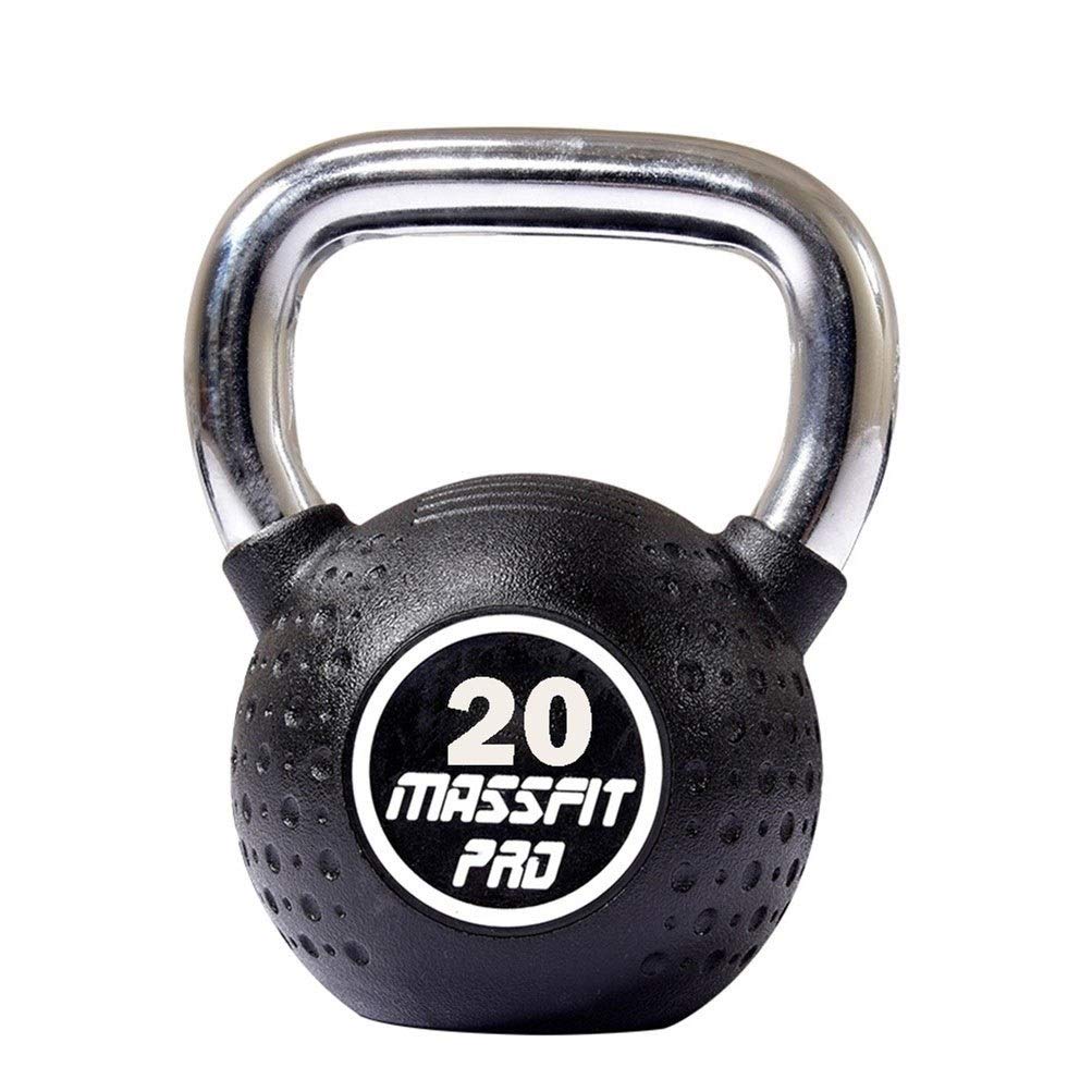 Kettlebell AGYH Fitness Nero, Realizzato in Ghisa, Attrezzatura Professionale per L'allenamento della Forza, Stesse Dimensioni ， 6 kg / 8 kg / 10 kg / 12 kg / 20 kg / 24 kg