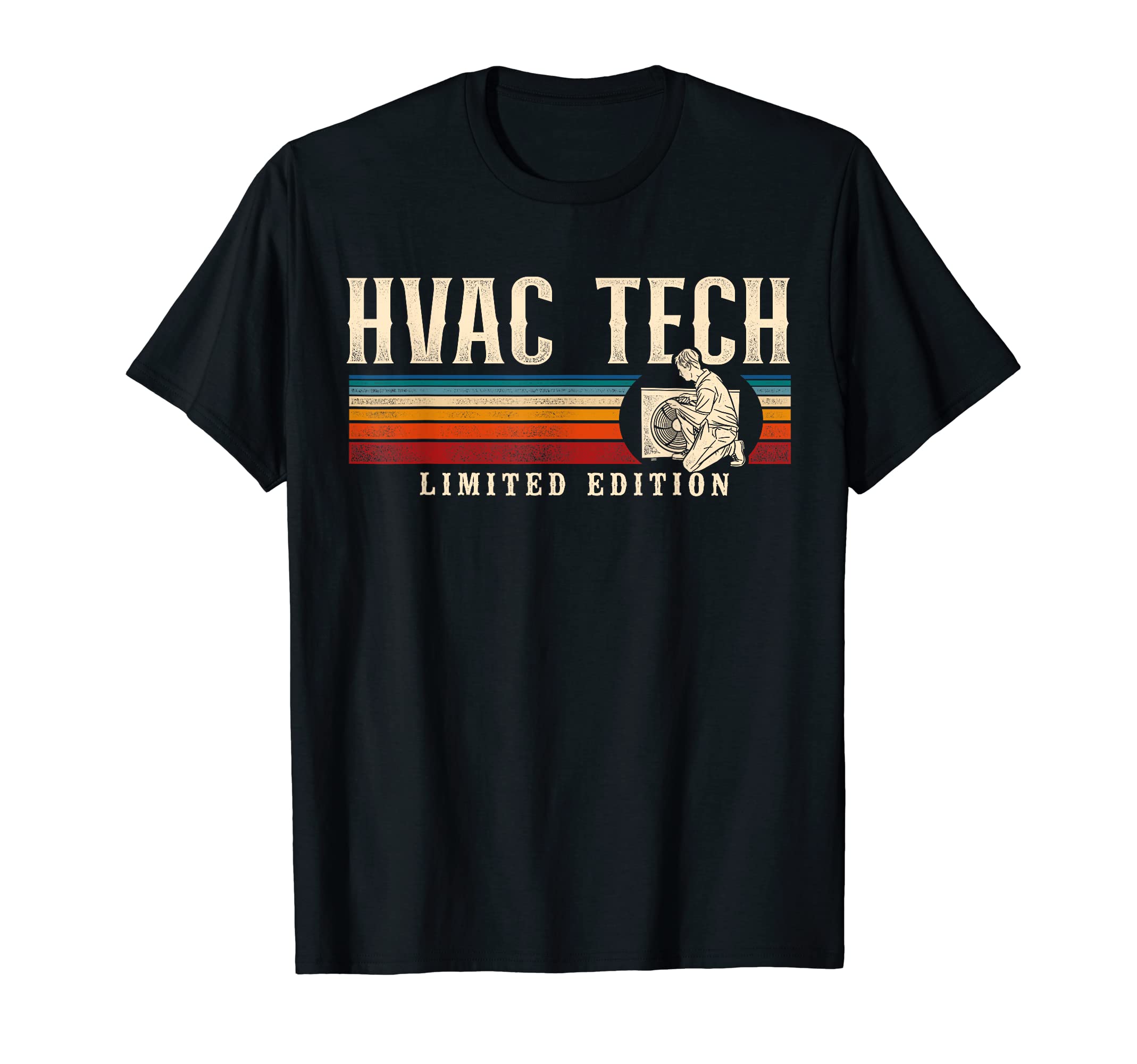 HVAC Technician Tech Retro Vintage Hvac Tech Limited Edition T-ShirtOEKO-TEX STANDARD 100