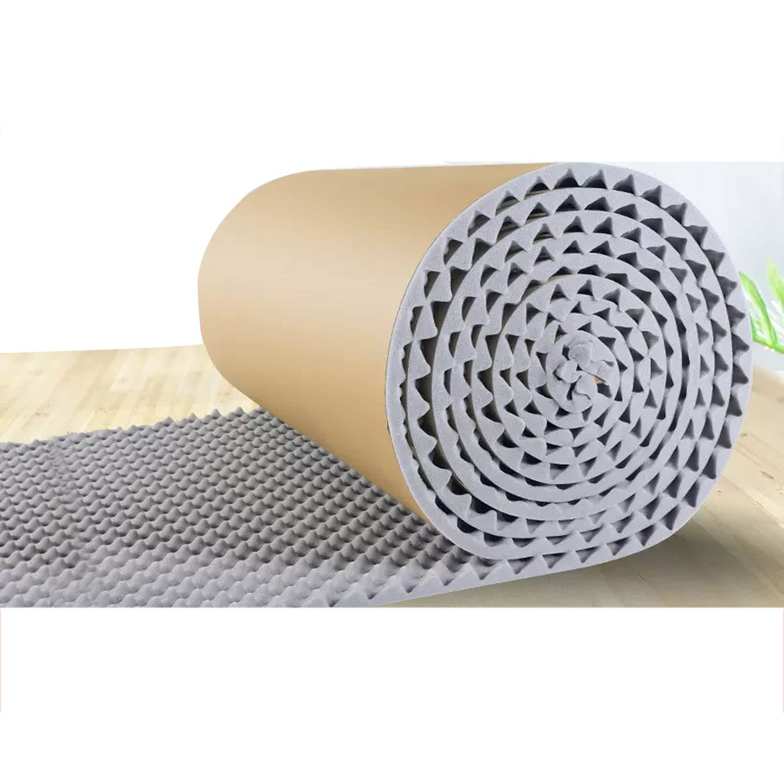 Acoustic Panel 1Mx1Mx5cm Self -Adhesive Acoustic Absorption Panels Sound Insulation Panels Tiles High Density Acoustic Sound Absorbing Panels Great for Home,Offices,Car,Recordant, KTV