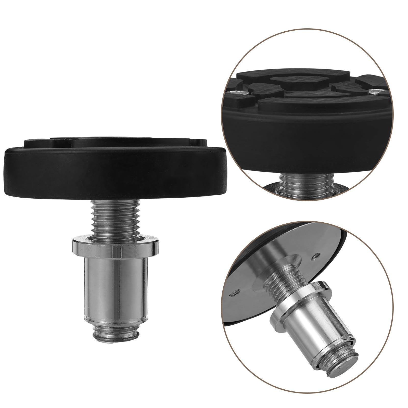 Piedini di Sollevamento Auto in Gomma, Diametro 35mm, Supporto Stabile | Garage Domestici e Laboratori, Compatibilità, Metallo e Gomma, Altezza di Sollevamento Aumentata