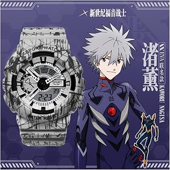 新世紀エヴァンゲリオン 綾波レイ ジグソークロック 振り子時計 1000個