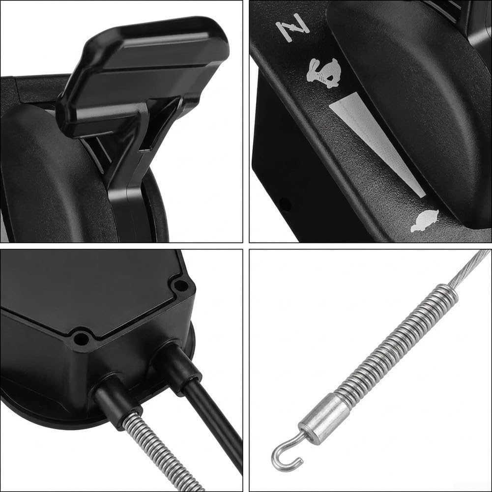 Cable de 130cm Compatible para kh Cortacésped 746-06891 Cable