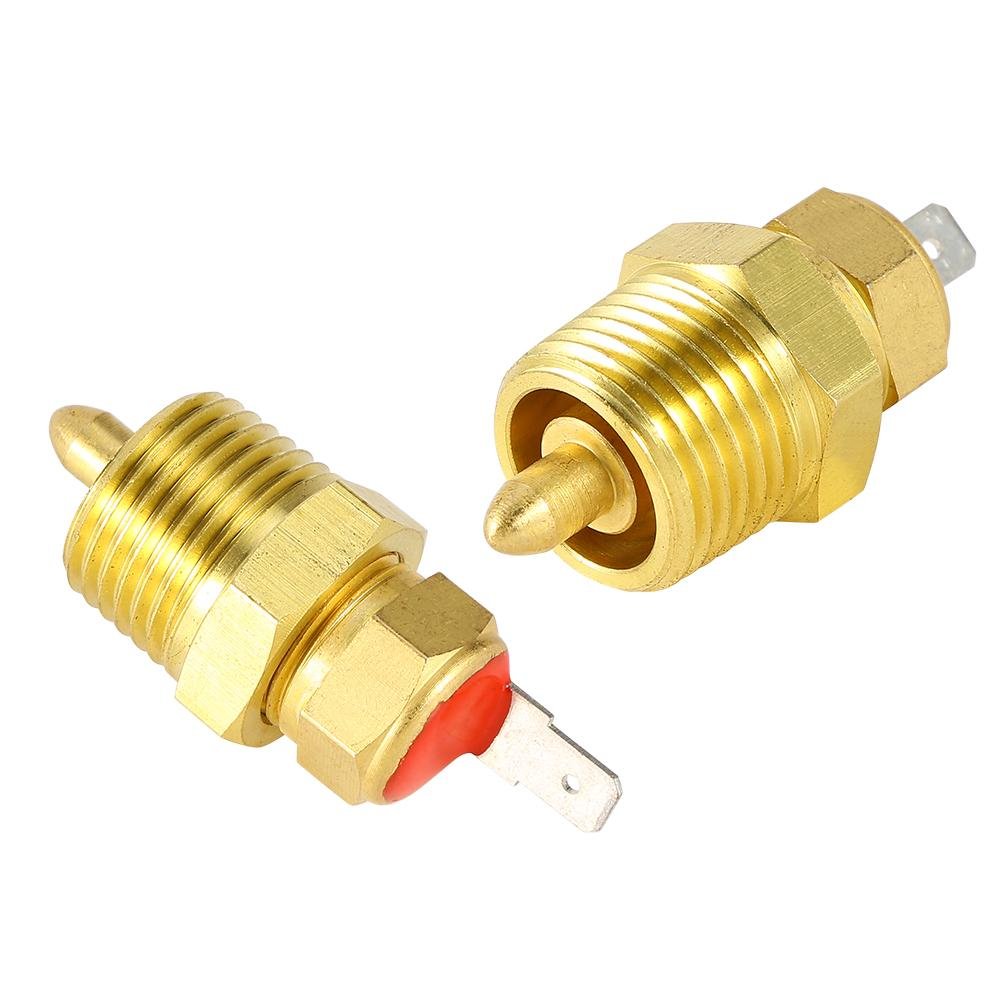 Kühlgebläse Thermostatschalter, Gold, 185 bis 175 Grad, Elektromotor, 3/8 Zoll, Lüfterthermostat Temperaturschalter