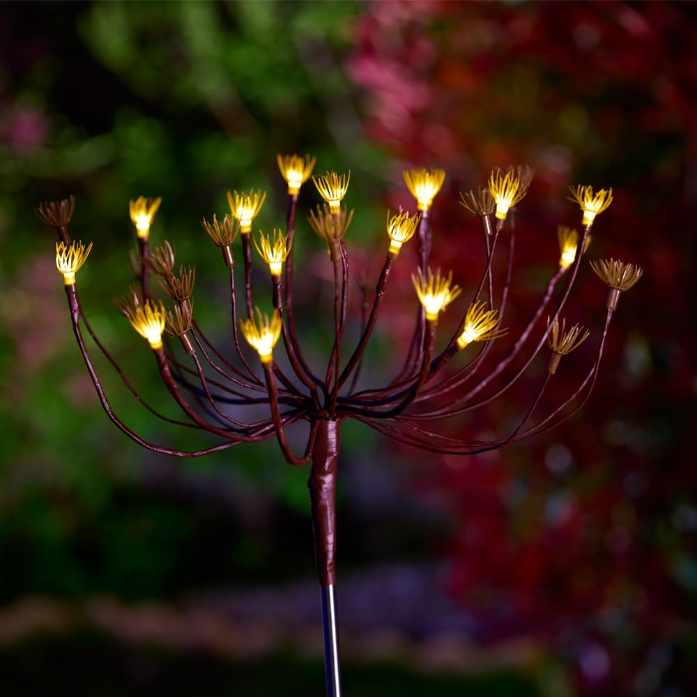 SolarCentre® Wild Fennel Outdoor Solar Stake Light, Warm White, 130 cm