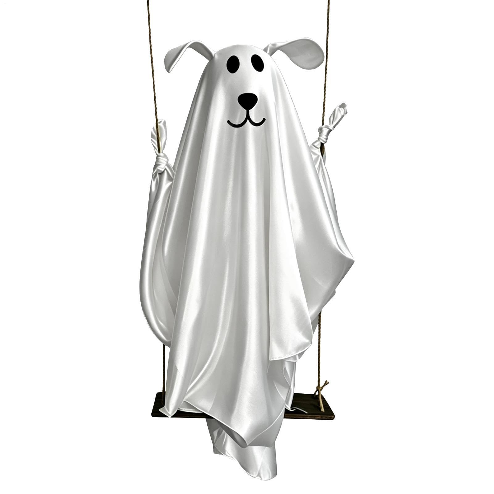 Gran fantasma columpio artesanal de 150 cm para jardín y casa embrujada