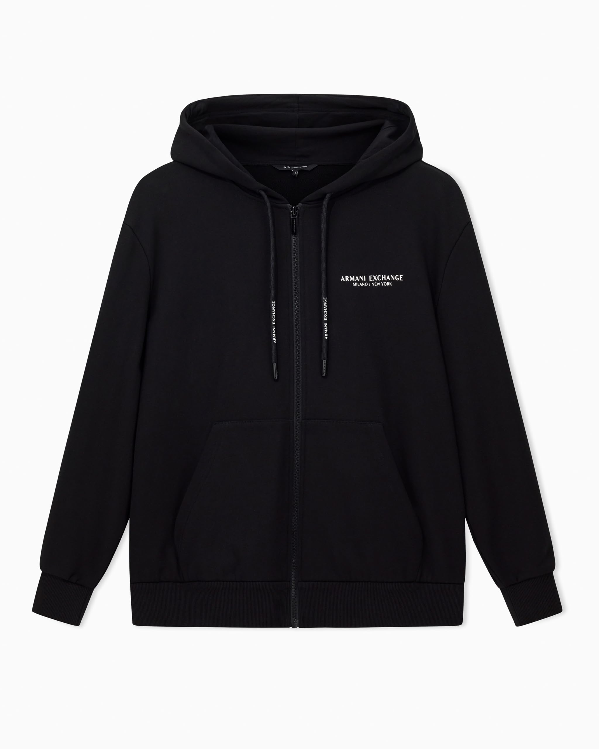 Armani Exchange Laced-up Hood Side Milano-New York Logo Sudadera con Capucha Mujer