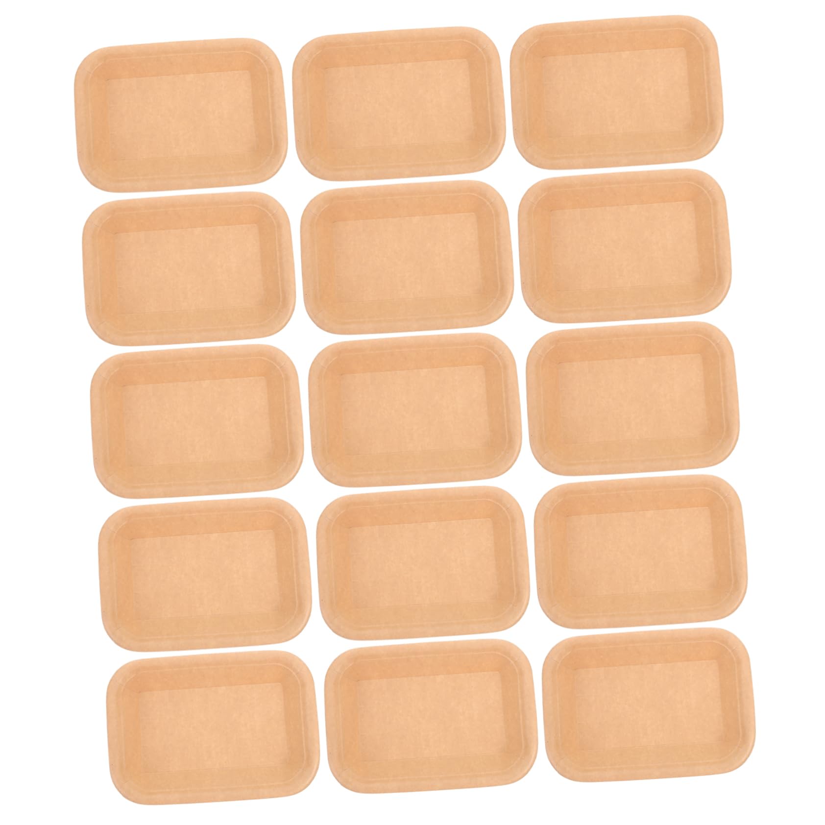 FRCOLOR 50Pcs Disposable Bbq Paper Trays for Seafood Serving Platters for Crawfish Crab and Lobster Party Supplies for Thanksgiving and Events