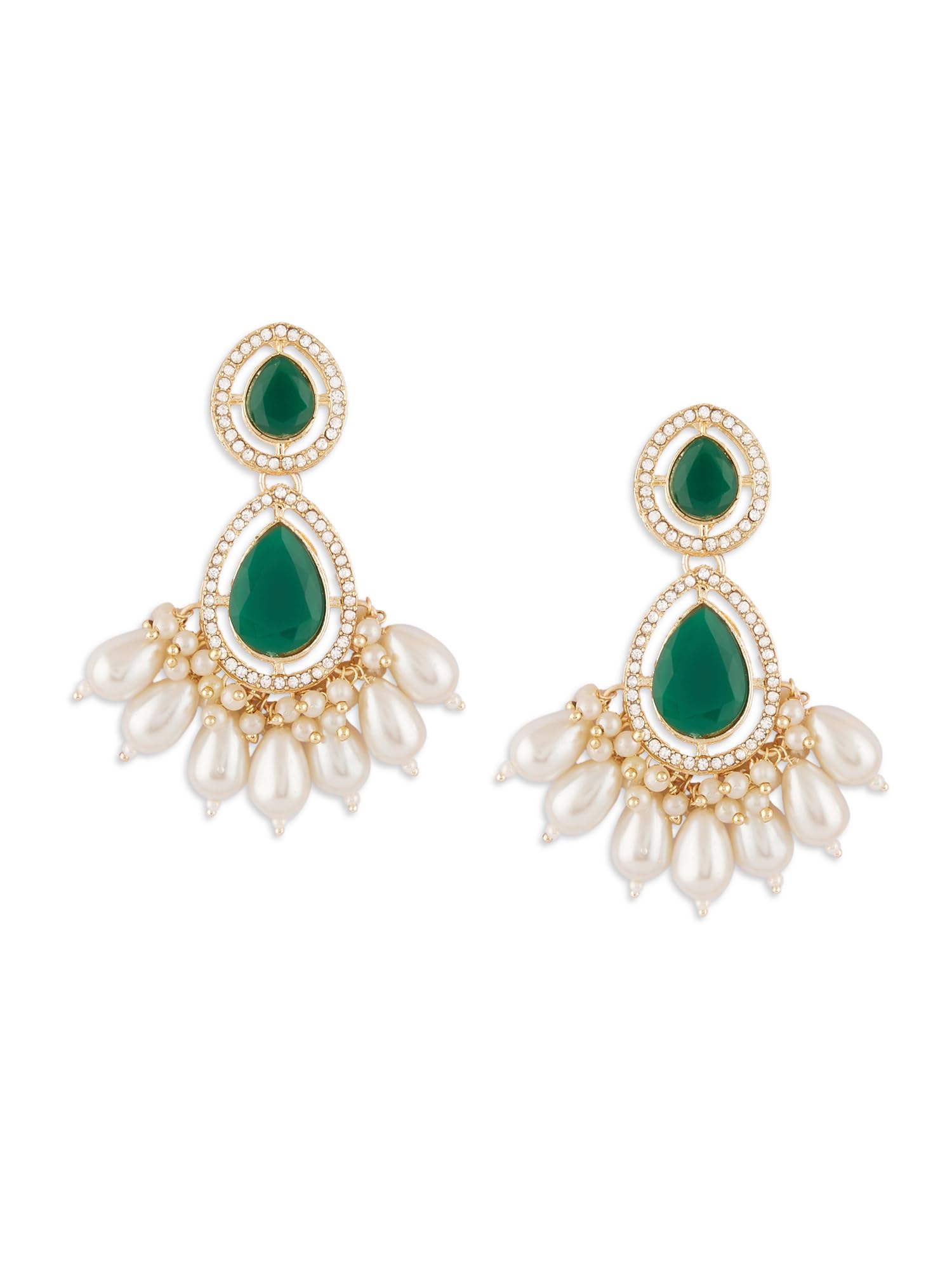 See full amazon price history chart for Zaveri Pearls Green Stones Beads Dazzling Austrian Diamond Ethnic Teardrop Earring For Women-ZPFK18095 Zaveri Pearls Green Stones Beads Dazzling Austrian Diamond Ethnic Teardrop Earring For Women-ZPFK18095 (B0D3DBFP8R) Amazon Price History, Amazon Price Tracker