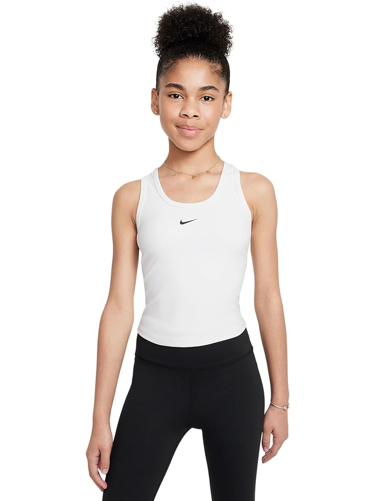 Black Nike One Fitted Dri-FIT Tank (Little Kid/Big Kid)