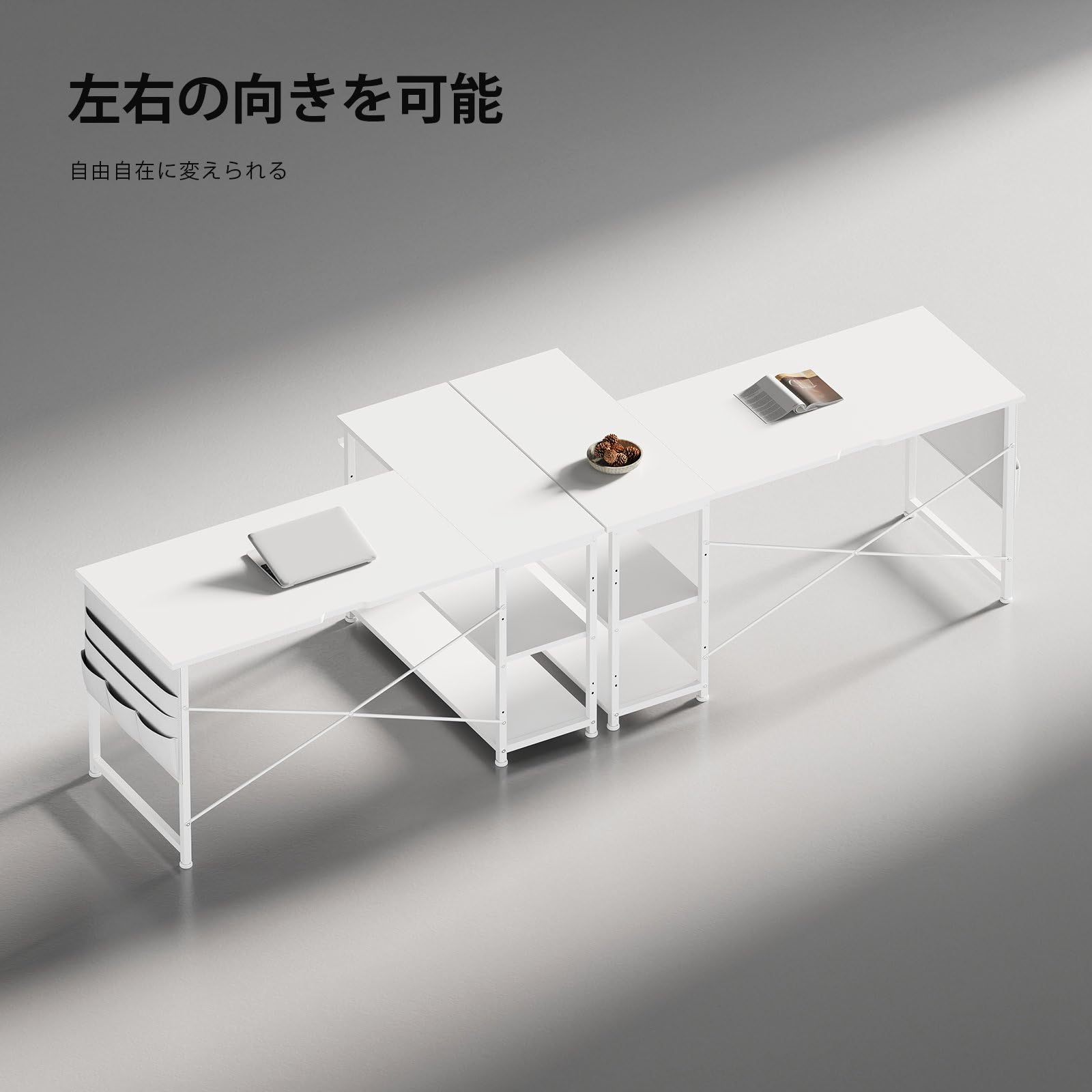 Amazon | Maihail l字デスク 机 pcデスク 学習机 勉強机 パソコン