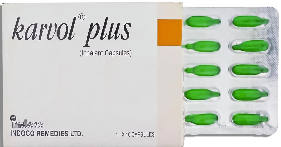 KARVOL Plus is a Decongestant Capsules Inhalation Capsules for
