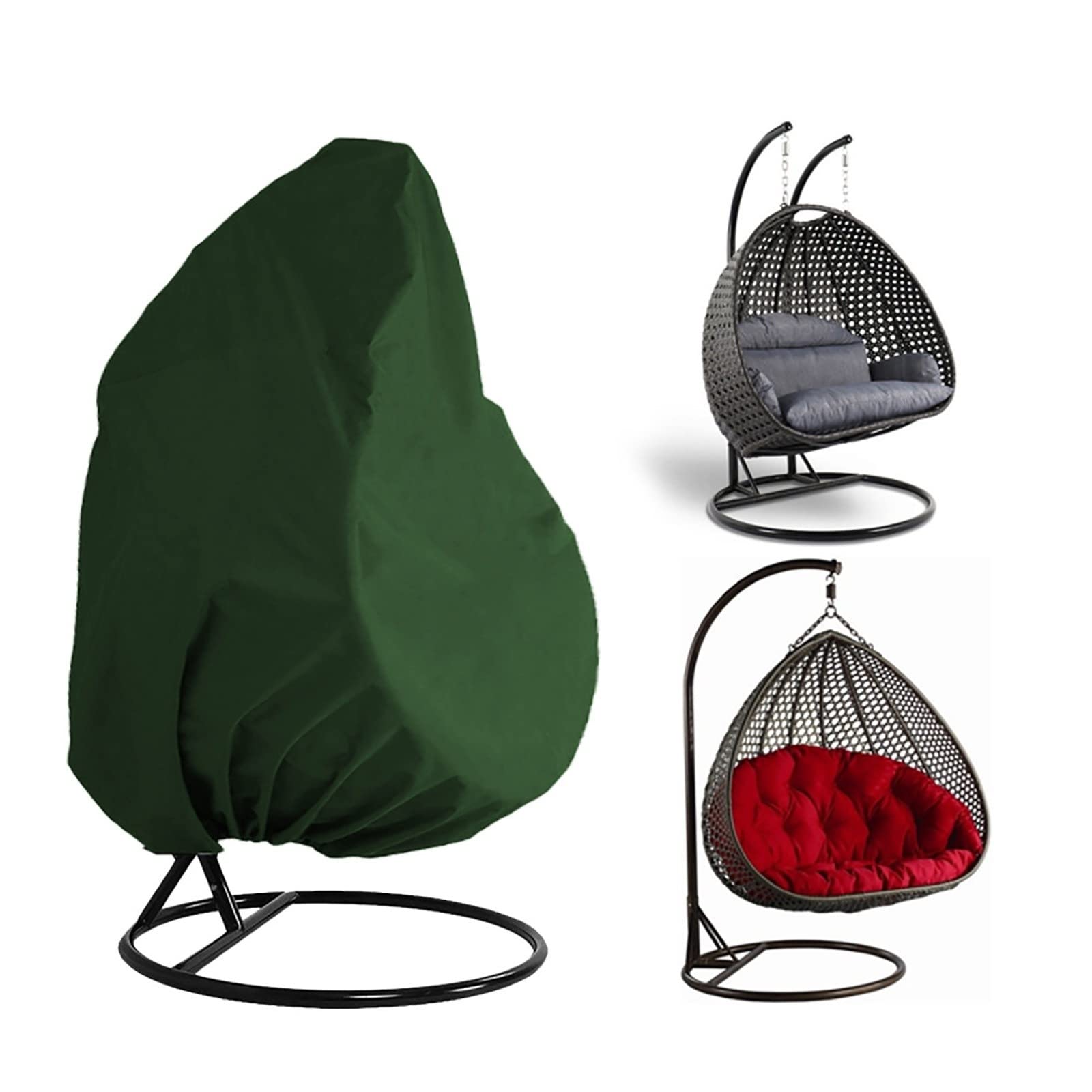 Momolaa Couverture de Chaise Suspendue,Housse de Protection pour œufs Chaise,Housse de Fauteuil Suspendu Jardin Housse de Protection pour Oeufs Chaise Imperméable (230 * 200 CM)
